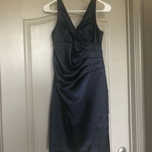 Nicole Miller lookalike navy cocktail dress size 3